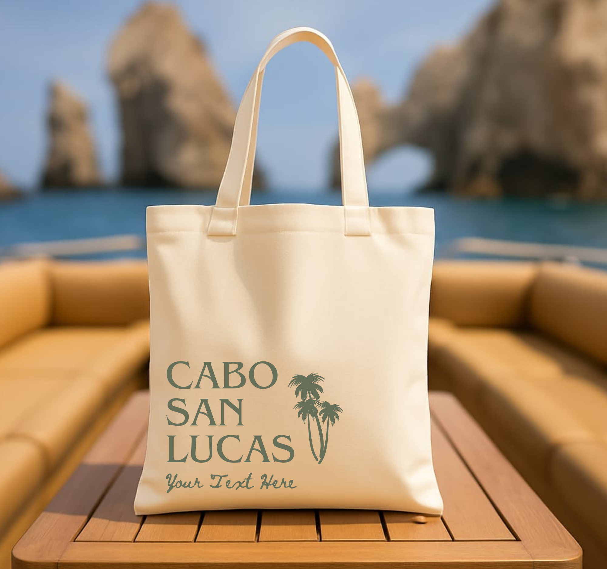 Cabo Creations Wedding Tote Bag Custom Welcome Bags
