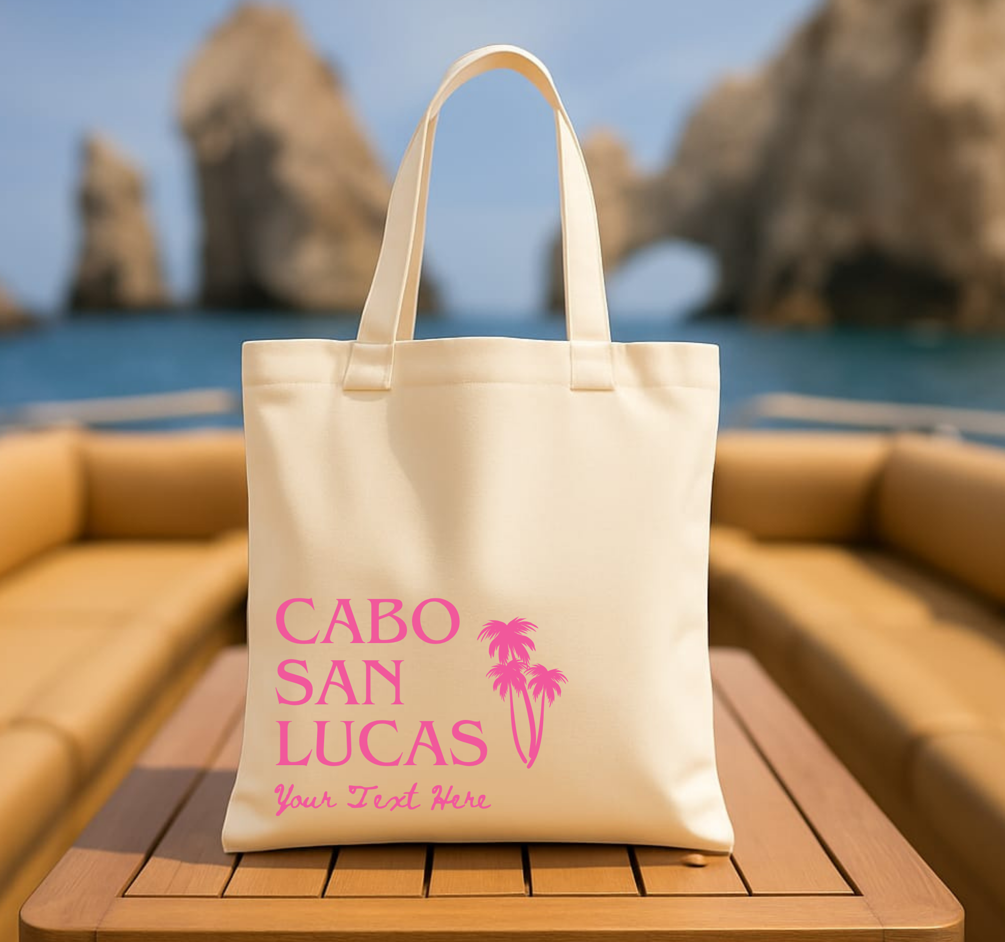 Cabo Creations Wedding Tote Bag Custom Welcome Bags
