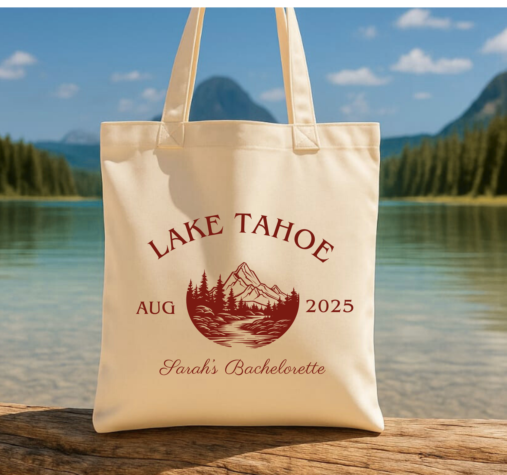 Tahoe Essentials Lake Tahoe Tote - Bachelorette Party Bags