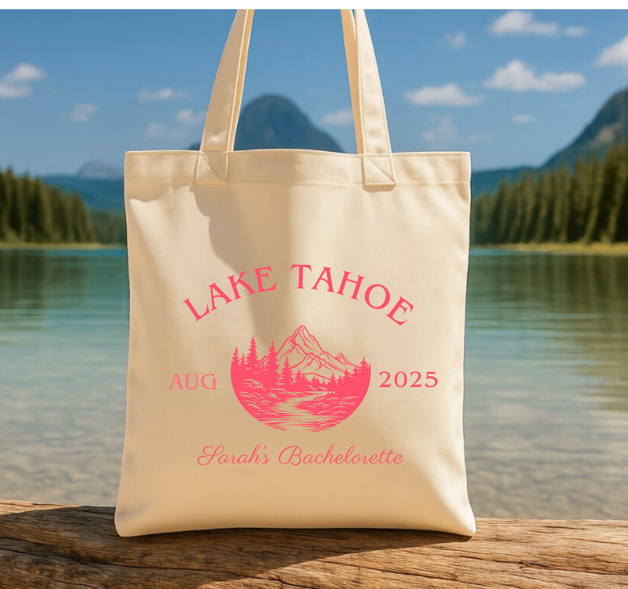 Tahoe Essentials Lake Tahoe Tote - Bachelorette Party Bags