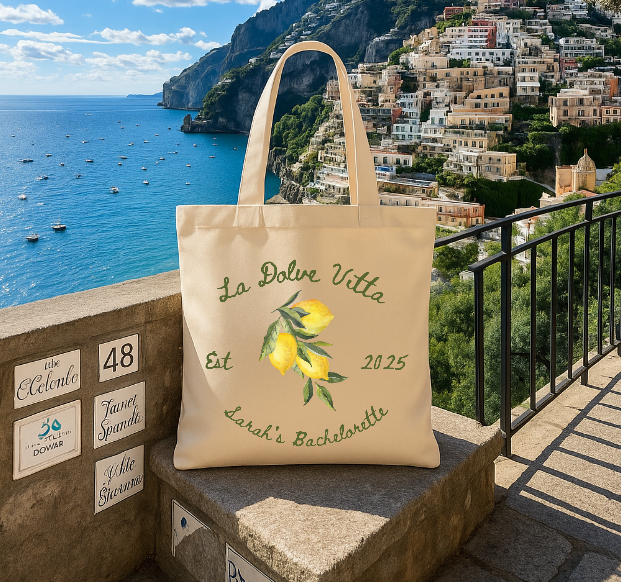 La Dolce Vita Tote - Perfect Wedding Welcome Bags For Guests