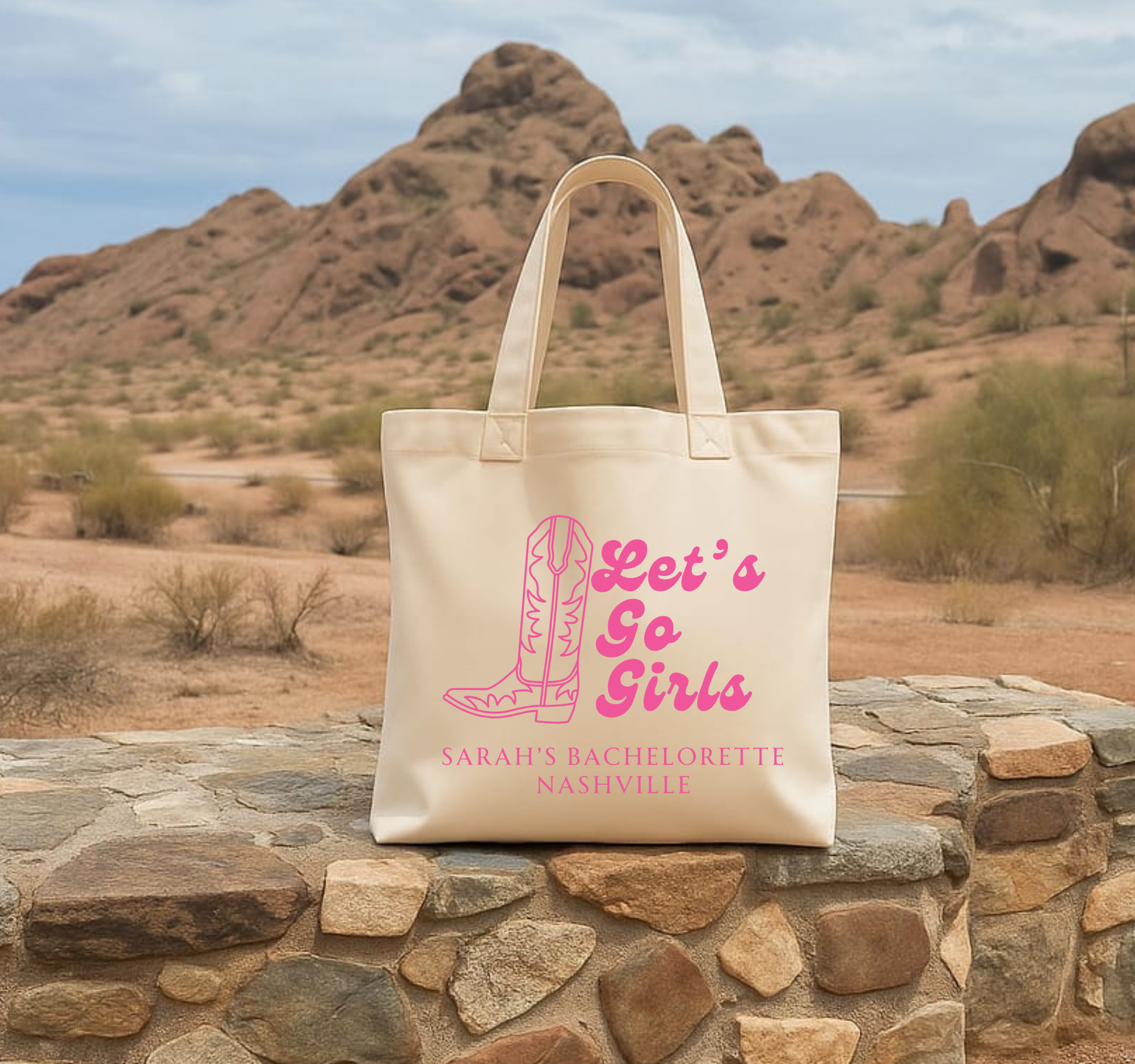 Last Rodeo Bachelorette Coastal Cowgirl Tote Bag - Customizable Bridesmaid Tote for Memorable Celebrations