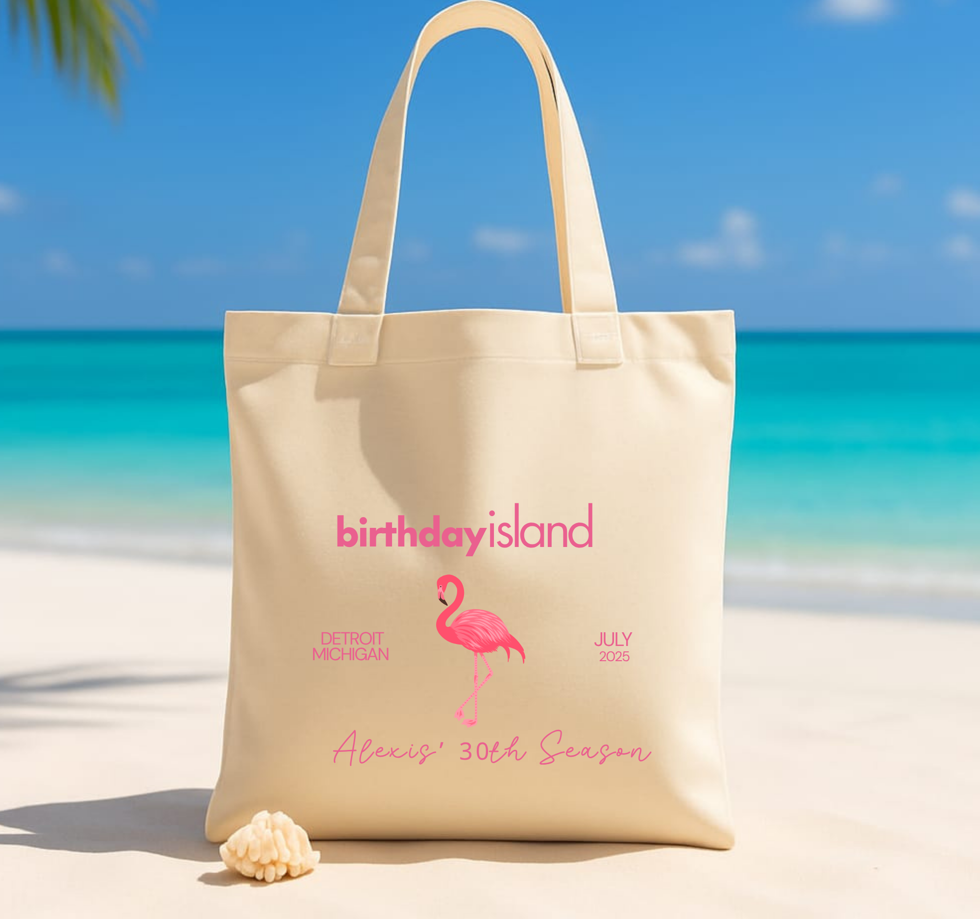 Bach Island Tote - Personalized Bridesmaid Tote for Weddings and Special Occasions