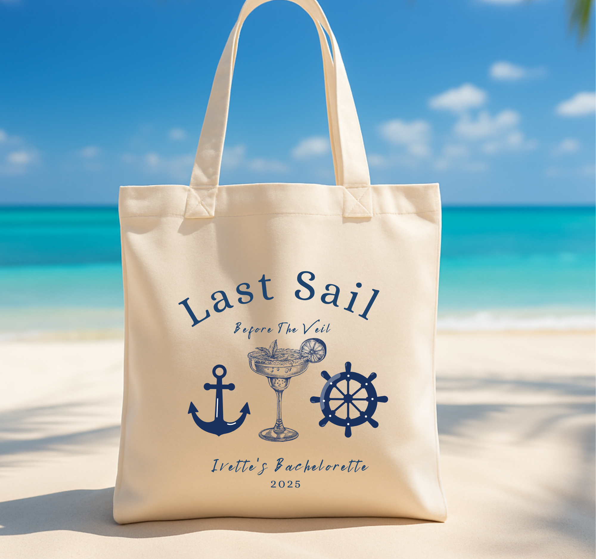 Last Trail Before the Veil Tote - Personalized Adventure Bride Tribe Tote Bag for Bachelorette Party