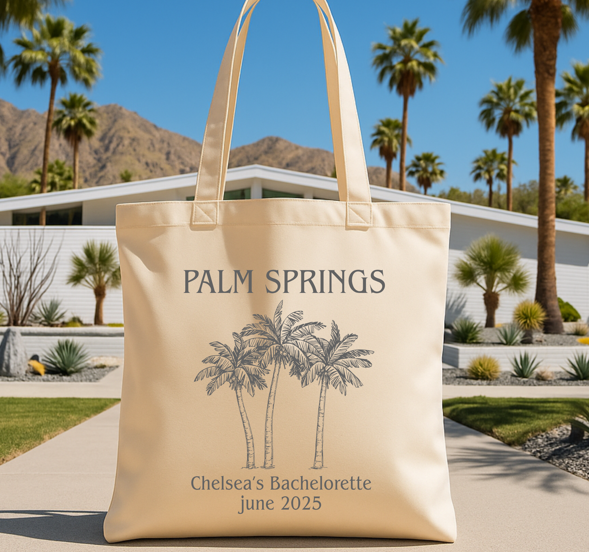 Palm Spring Tote | Welcome Tote Bags