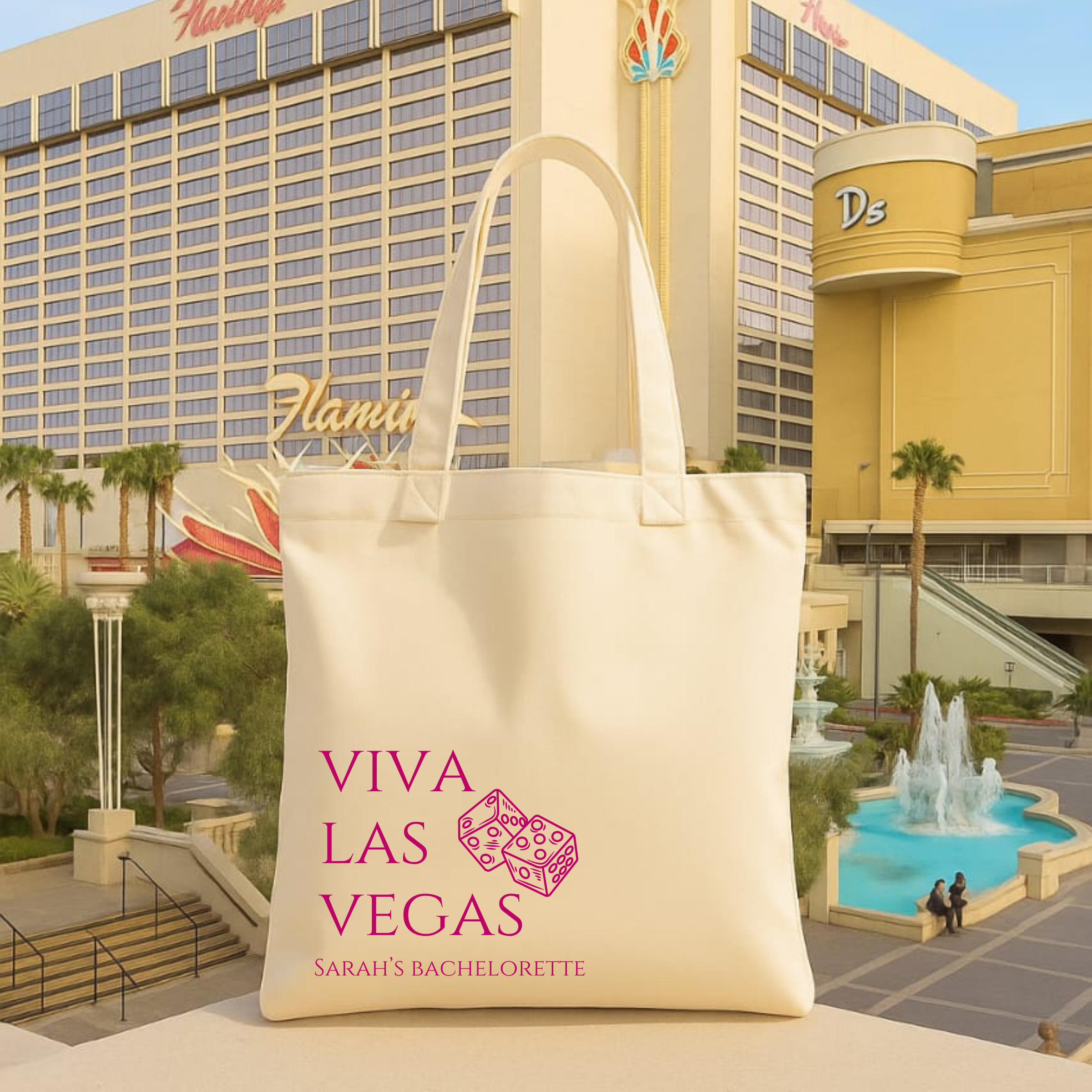 Vegas Bachelorette Tote | Customized Tote Bags