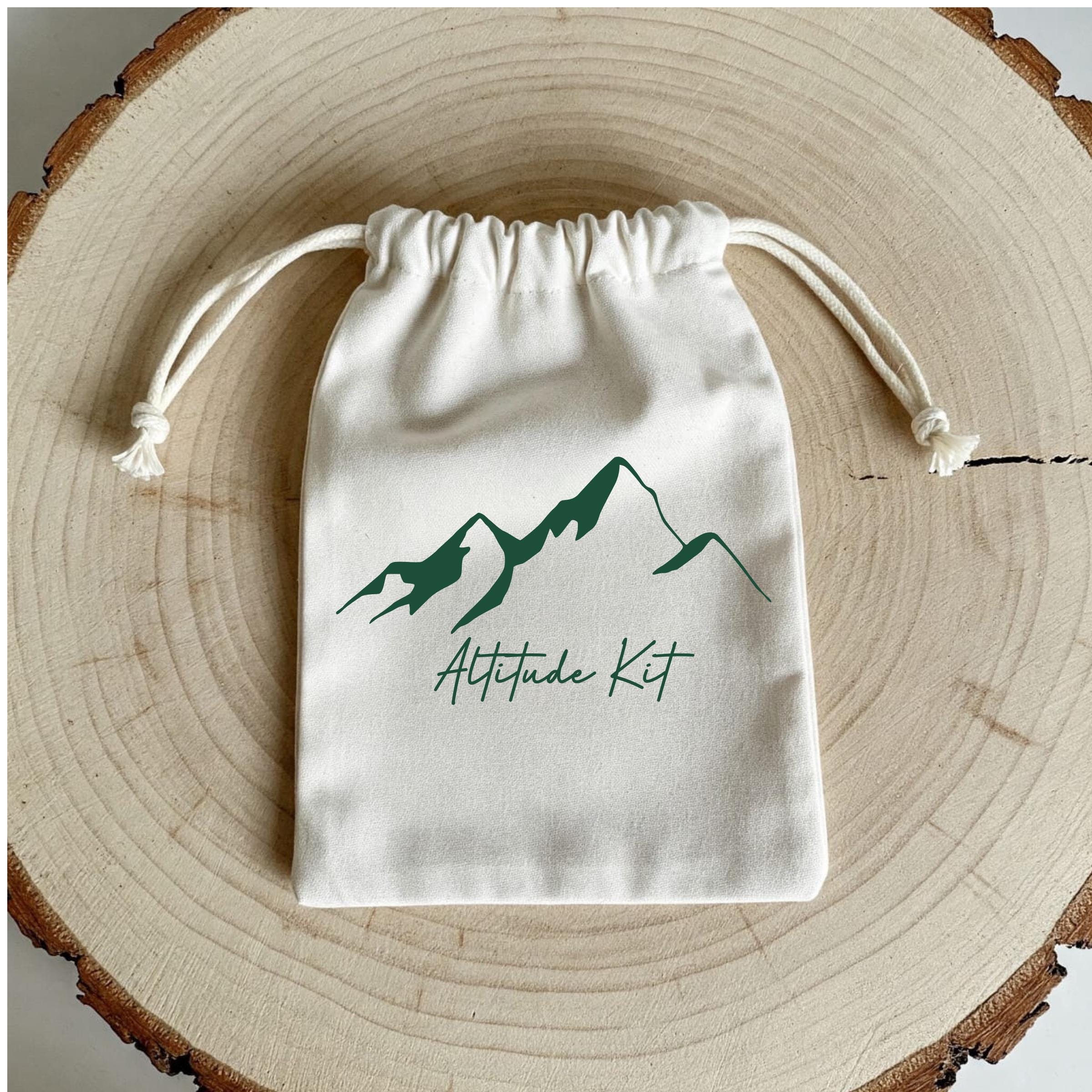 Altitude Kit Bags - Personalized Mountain Bachelorette Decor for Memorable Celebrations